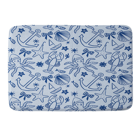 Design by Spark Marine Christmas Holiday Memory Foam Bath Mat