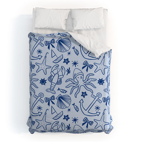 Design by Spark Marine Christmas Holiday Duvet Cover