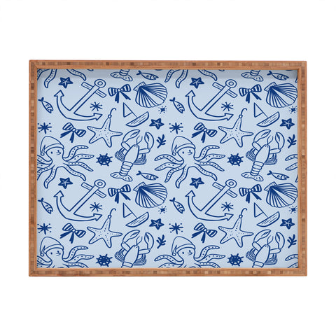 Design by Spark Marine Christmas Holiday Rectangular Tray