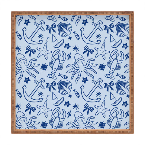 Design by Spark Marine Christmas Holiday Square Tray