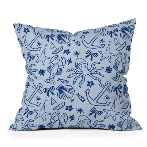 Design by Spark Marine Christmas Holiday Throw Pillow