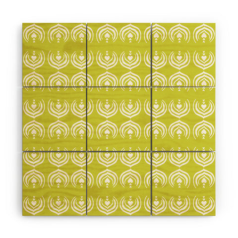 Design by Spark Matcha Latte Art Wood Wall Mural