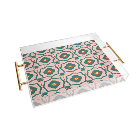 Design by Spark Mid Mod Palm Springs Acrylic Tray