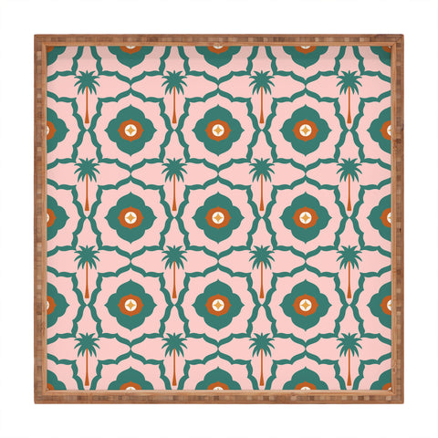 Design by Spark Mid Mod Palm Springs Square Tray