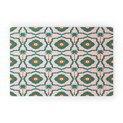 Design by Spark Mid Mod Palm Springs Welcome Mat
