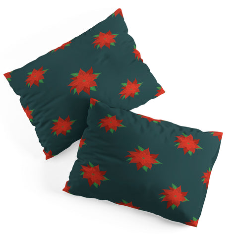 Design by Spark Poinsettia Florals Pillow Shams