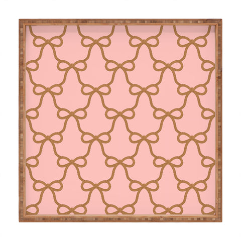 Design by Spark Ribbon Rope Square Tray