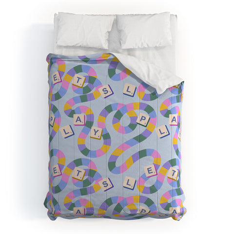 Design by Spark Scrabble Board Game Night Comforter