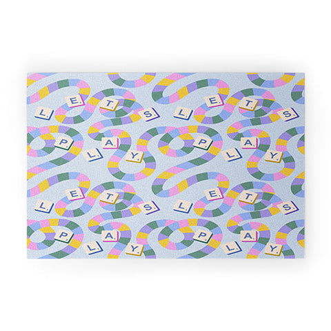 Design by Spark Scrabble Board Game Night Welcome Mat