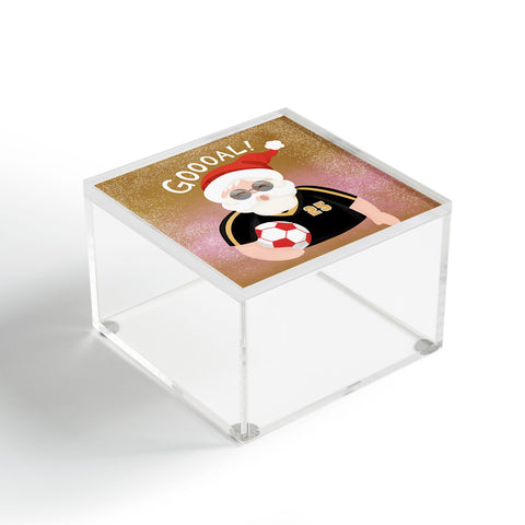 Design by Spark Sporty Soccer Santa Acrylic Box