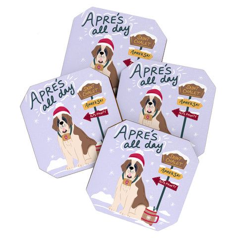 Design by Spark St Bernard Apres All Day Coaster Set