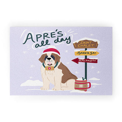 Design by Spark St Bernard Apres All Day Welcome Mat