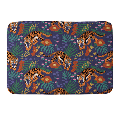 Design by Spark Tiger of the Glorious Jungle Memory Foam Bath Mat