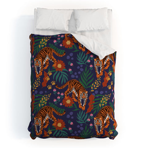 Design by Spark Tiger of the Glorious Jungle Comforter