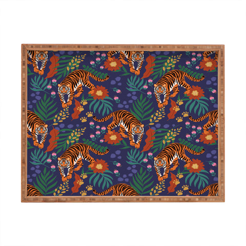 Design by Spark Tiger of the Glorious Jungle Rectangular Tray