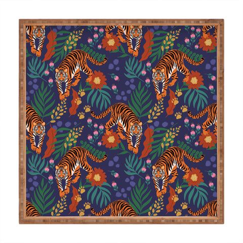Design by Spark Tiger of the Glorious Jungle Square Tray