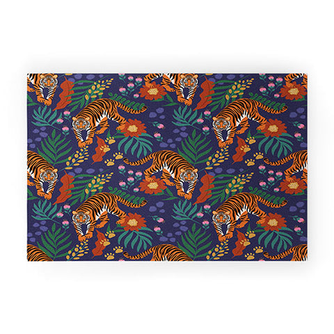 Design by Spark Tiger of the Glorious Jungle Welcome Mat