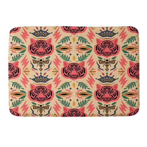 Design by Spark Tigress Queen Bee Memory Foam Bath Mat