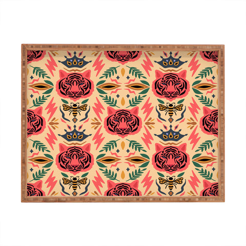 Design by Spark Tigress Queen Bee Rectangular Tray