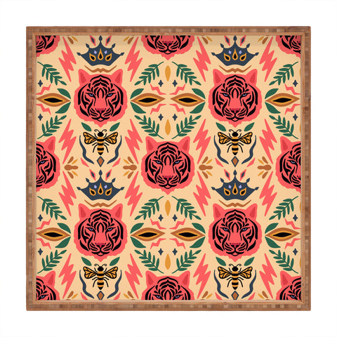 Design by Spark Tigress Queen Bee Square Tray