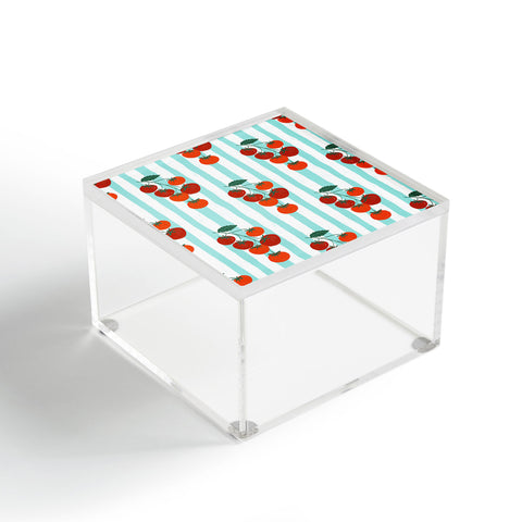 Design by Spark Zesty Tomatoes and Stripes Acrylic Box