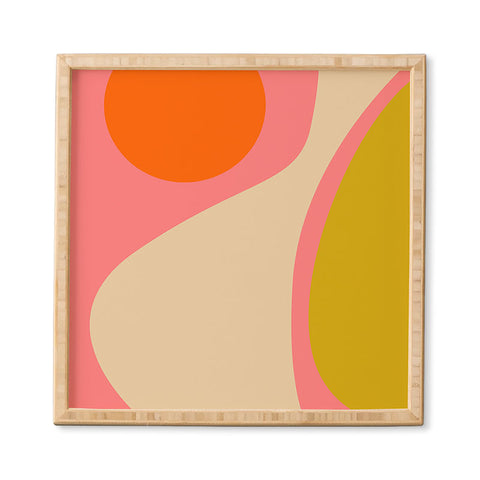 DESIGN dannick abstract composition modern Framed Wall Art