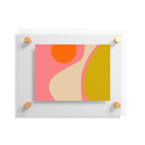 DESIGN dannick abstract composition modern Floating Acrylic Print