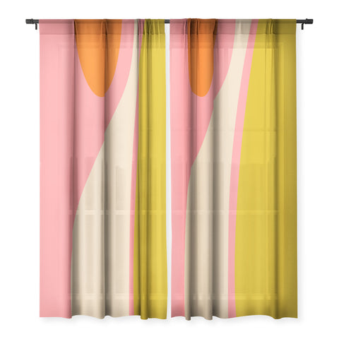 DESIGN d´annick abstract composition modern Sheer Non Repeat