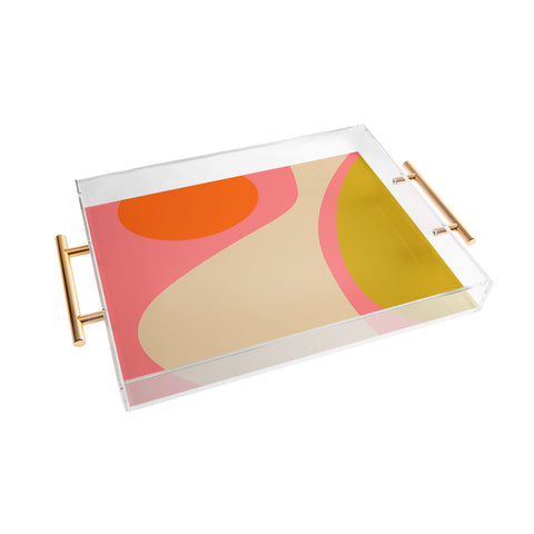 DESIGN dannick abstract composition modern Acrylic Tray