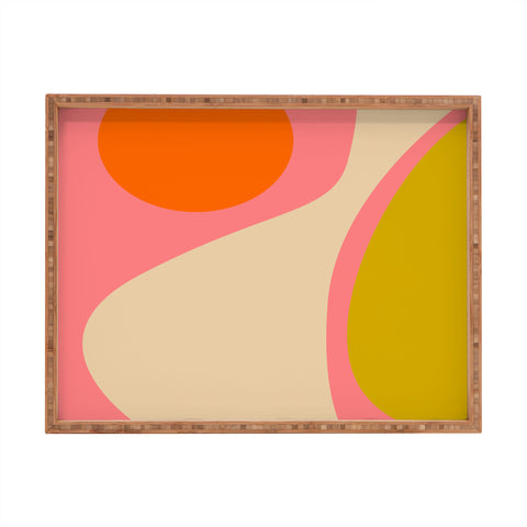 DESIGN dannick abstract composition modern Rectangular Tray