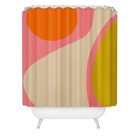 DESIGN dannick abstract composition modern Shower Curtain