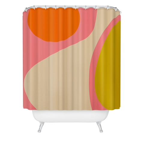 DESIGN d´annick abstract composition modern Shower Curtain