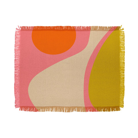 DESIGN dannick abstract composition modern Throw Blanket