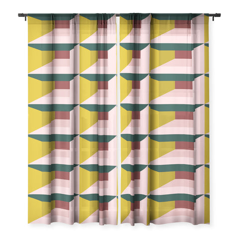 DESIGN d´annick Abstract room Sheer Window Curtain