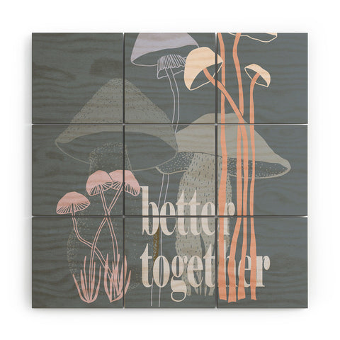 DESIGN d´annick better together II Wood Wall Mural
