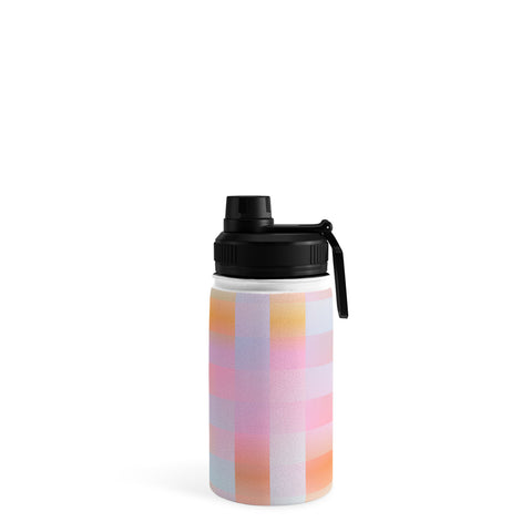 DESIGN dannick Blurred Plaid Water Bottle