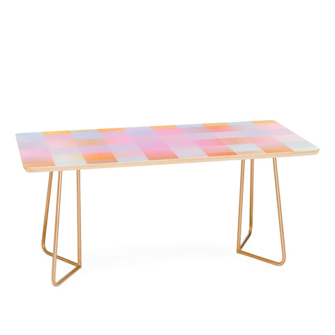 DESIGN d´annick Blurred Plaid Coffee Table