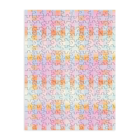 DESIGN dannick Blurred Plaid Puzzle