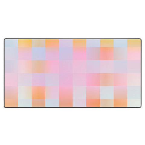 DESIGN dannick Blurred Plaid Desk Mat