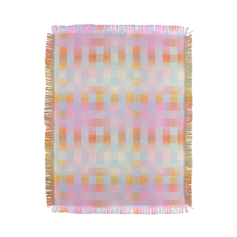 DESIGN dannick Blurred Plaid Throw Blanket