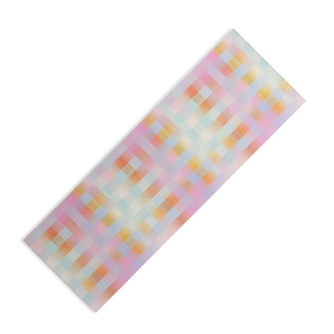 DESIGN dannick Blurred Plaid Yoga Mat