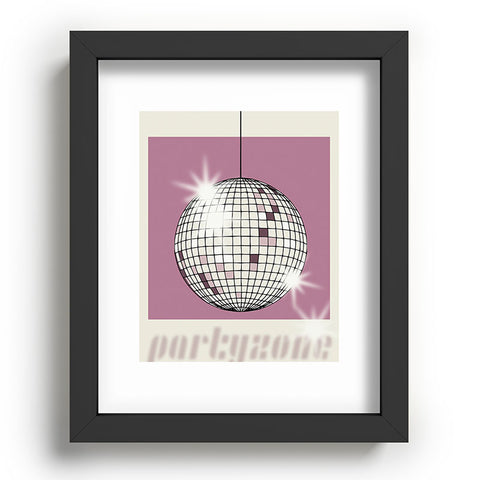DESIGN d´annick Celebrate the 80s Partyzone pink Recessed Framing Rectangle