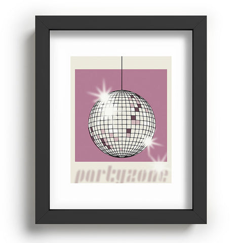 DESIGN dannick Celebrate the 80s Partyzone pink Recessed Framing Rectangle