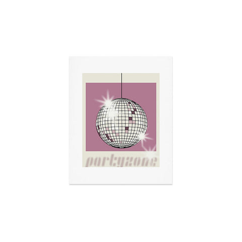 DESIGN d´annick Celebrate the 80s Partyzone pink Art Print