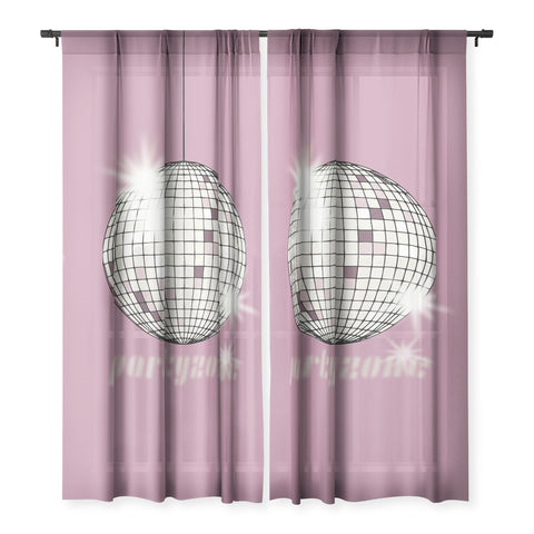 DESIGN d´annick Celebrate the 80s Partyzone pink Sheer Non Repeat
