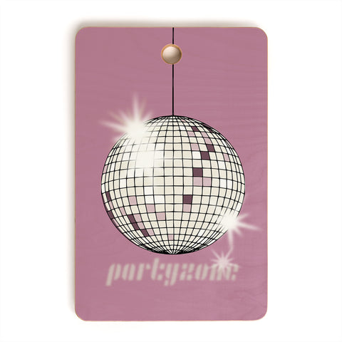 DESIGN dannick Celebrate the 80s Partyzone pink Cutting Board Rectangle