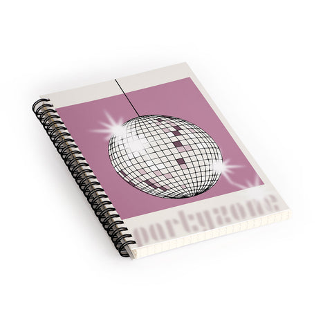 DESIGN dannick Celebrate the 80s Partyzone pink Spiral Notebook