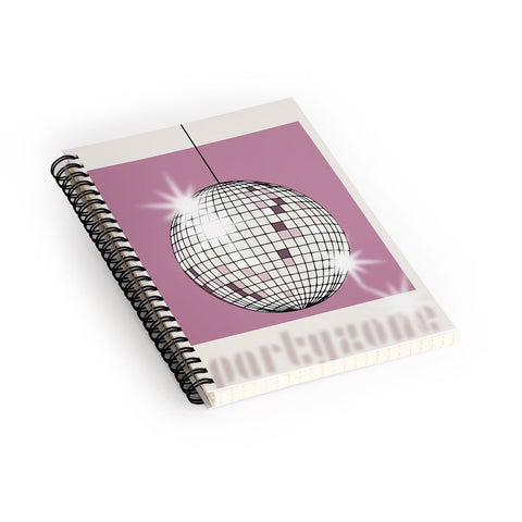 DESIGN d´annick Celebrate the 80s Partyzone pink Spiral Notebook