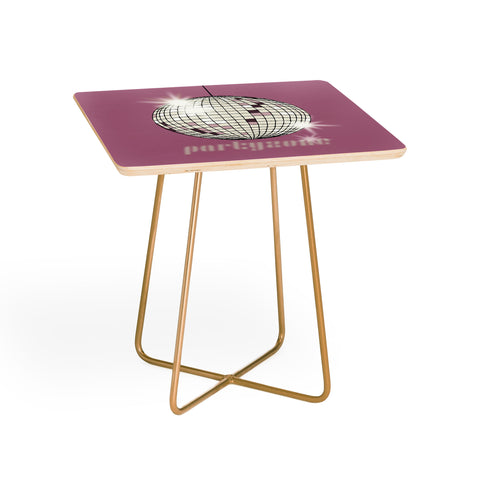DESIGN d´annick Celebrate the 80s Partyzone pink Side Table