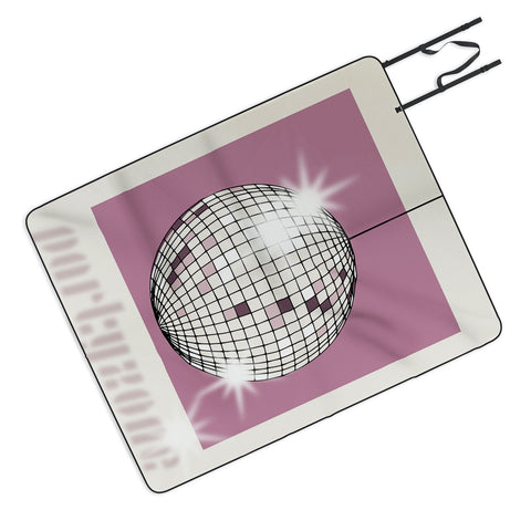 DESIGN dannick Celebrate the 80s Partyzone pink Picnic Blanket